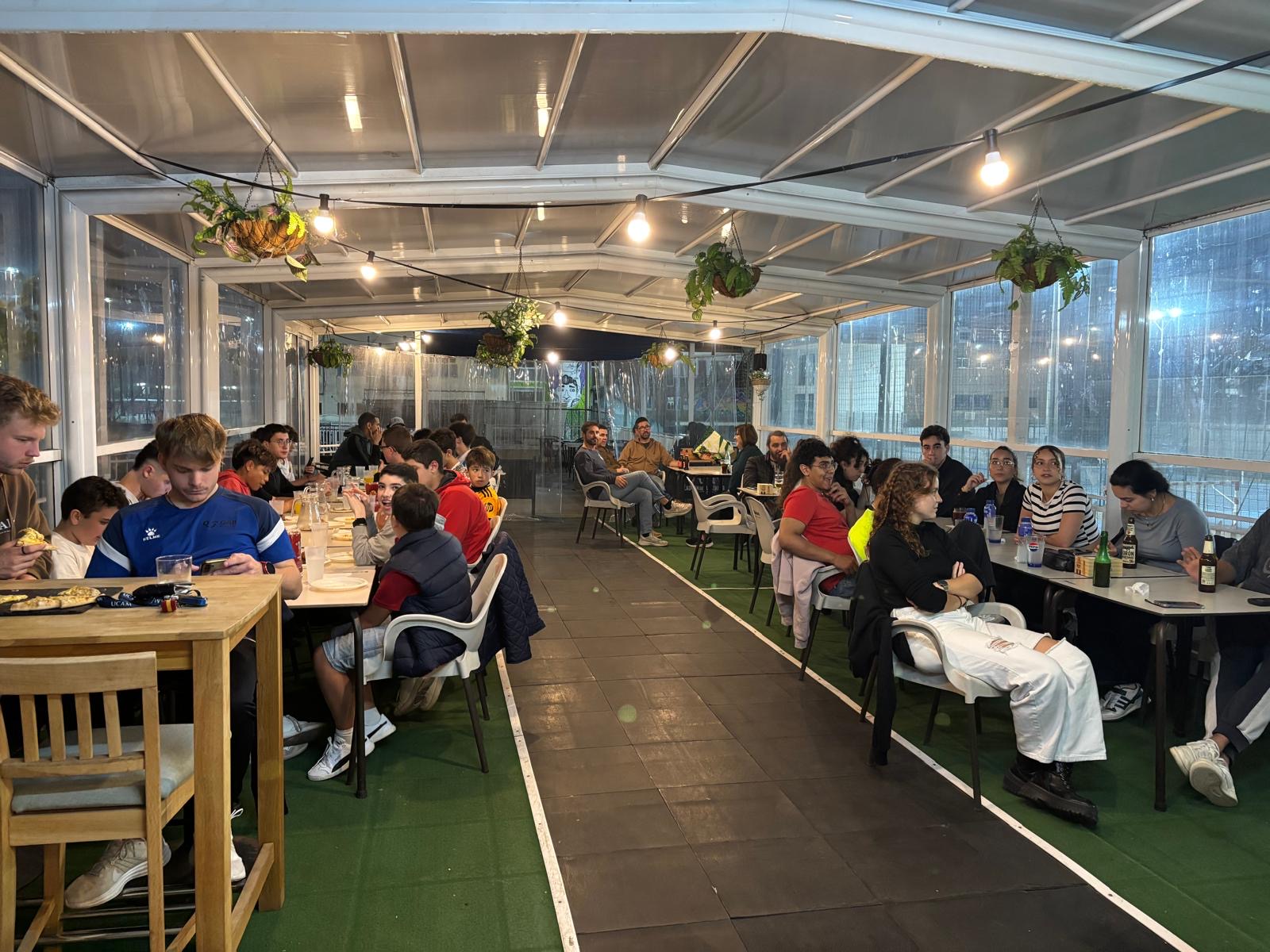 Vista general de la cafetería